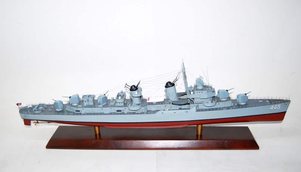 Made in the USA DD-445 Wood Cutaway Model of USS Fletcher 