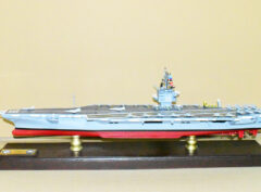 USS Enterprise (CVN-65) Aircraft Carrier Model,Navy,Scale Model,Mahogany,Enterprise Class