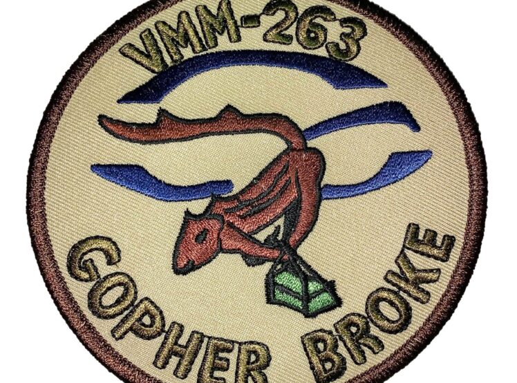 VMM-263 Gopher Broke Squadron Patch – Sew On