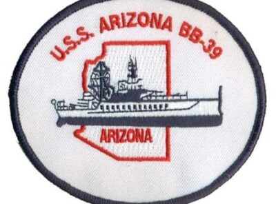 USS Arizona BB-39 Patch – Sew On