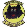 HMM-364 Purple Foxes - Sew on
