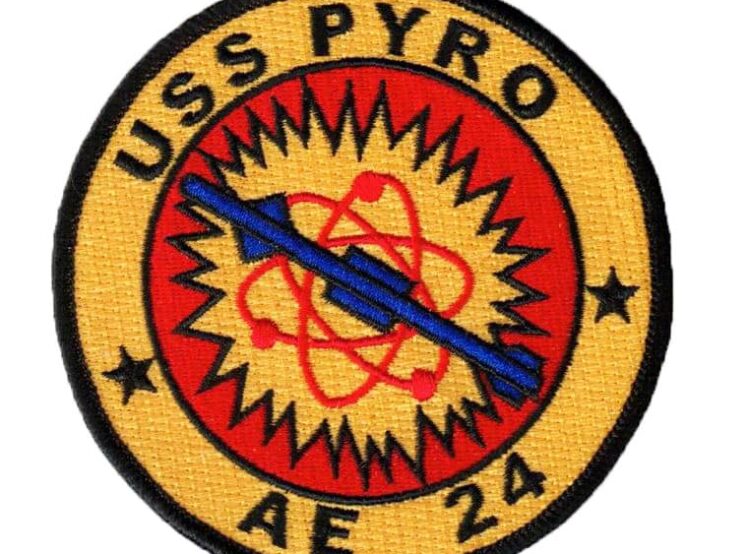 USS PYRO AE-24 Patch – Sew On