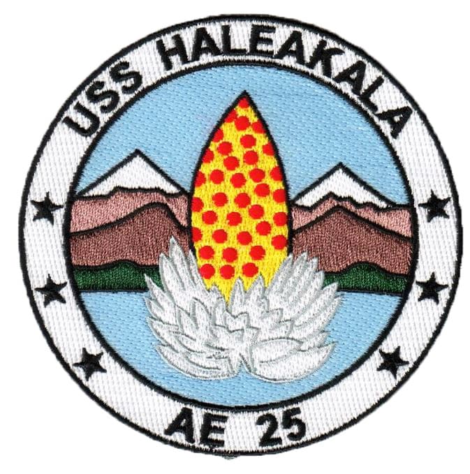 USS HALEAKALA AE-25 Patch – Sew On