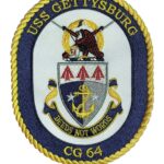 USS GETTYSBURG CG-64 Patch – Sew On