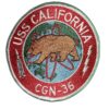 USS CALIFORNIA CGN-36 Patch – Sew On