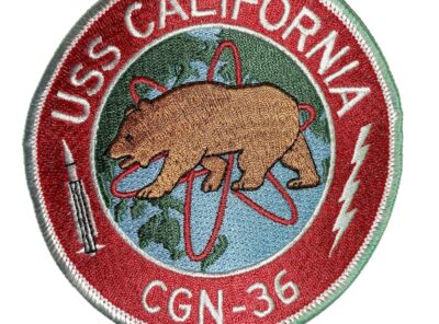 USS CALIFORNIA CGN-36 Patch – Sew On