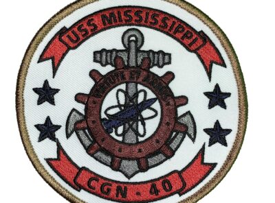 USS MISSISSIPPI CGN-40 Patch – Sew On
