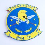 HSM-70 Spartans Plaque