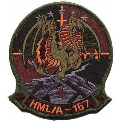 HML/A-167 Warriors Squadron Patch – Sew On
