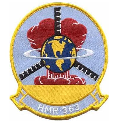 HMR-363 Squadron Patch –Sew On