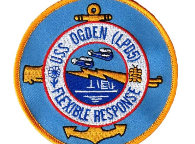 USS OGDEN LPD-5 Patch – Sew On