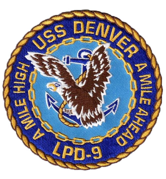 USS DENVER LPD-9 Patch – Sew On