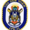 USS NEW YORK LPD-21 Patch – Sew On