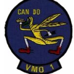 VMO-1 1943 (Dark Blue) Squadron Patch –Sew On