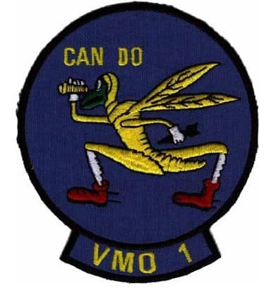 VMO-1 1943 (Dark Blue) Squadron Patch –Sew On