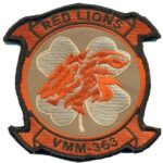 VMM-363 Red Lions Desert Patch –Sew On