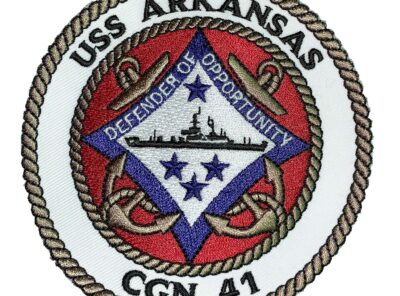 USS ARKANSAS CGN-41 Patch – Sew On