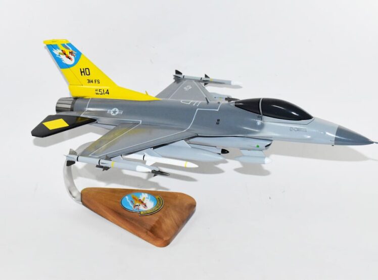 314th Fighter Squadron (Flagship) F-16 Model