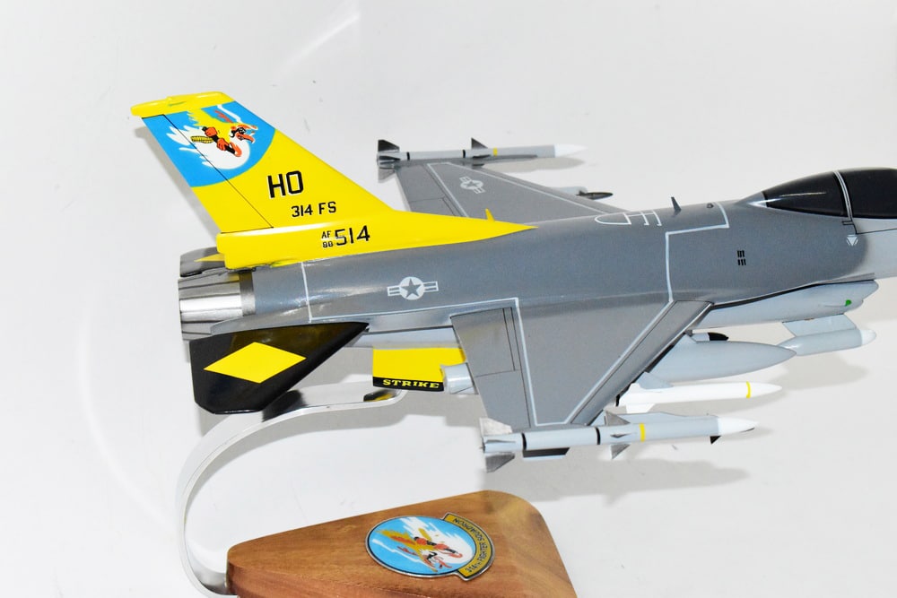 314th Fighter Squadron (Flagship) F-16 Model