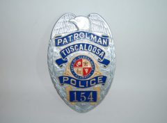 Tuscaloosa Police Dept Patrolman Badge