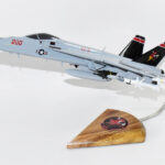 VX-31 Dust Devils F/A-18E Model, Navy, 1/40th (18") Scale, Mahogany, Fighter/Attack
