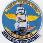 USS Bon Homme Richard (CVA-31) Patch – Sew On