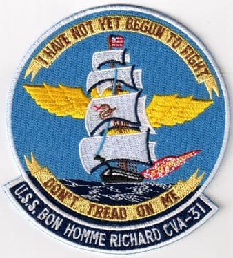 USS Bon Homme Richard (CVA-31) Patch – Sew On