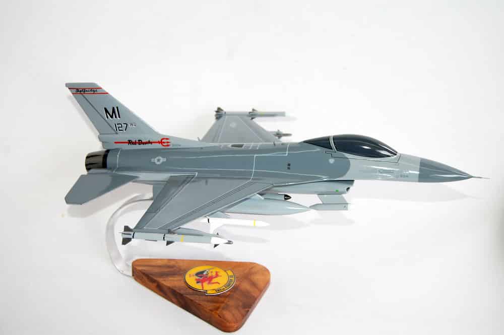 107th Fighter Squadron F-16 Fighting Falcon Model