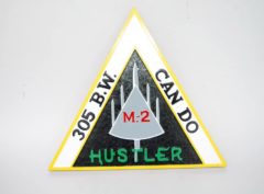 305th B.W. CAN DO M-2 HUSTLER Plaque