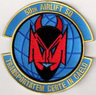 50th Airlift Squadron Patch – Sew On