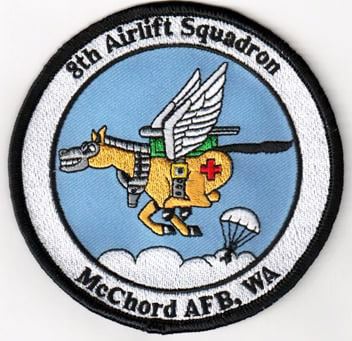 8th Airlift Squadron McChord AFB, WA Patch – Sew On