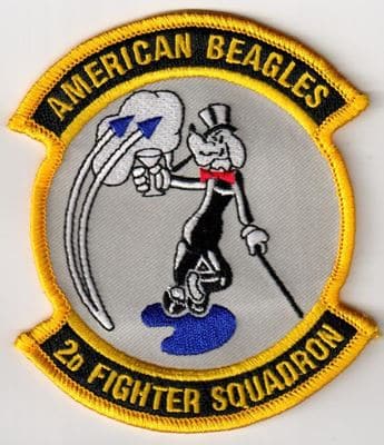2nd Fighter Squadron American Beagles Patch – Sew On