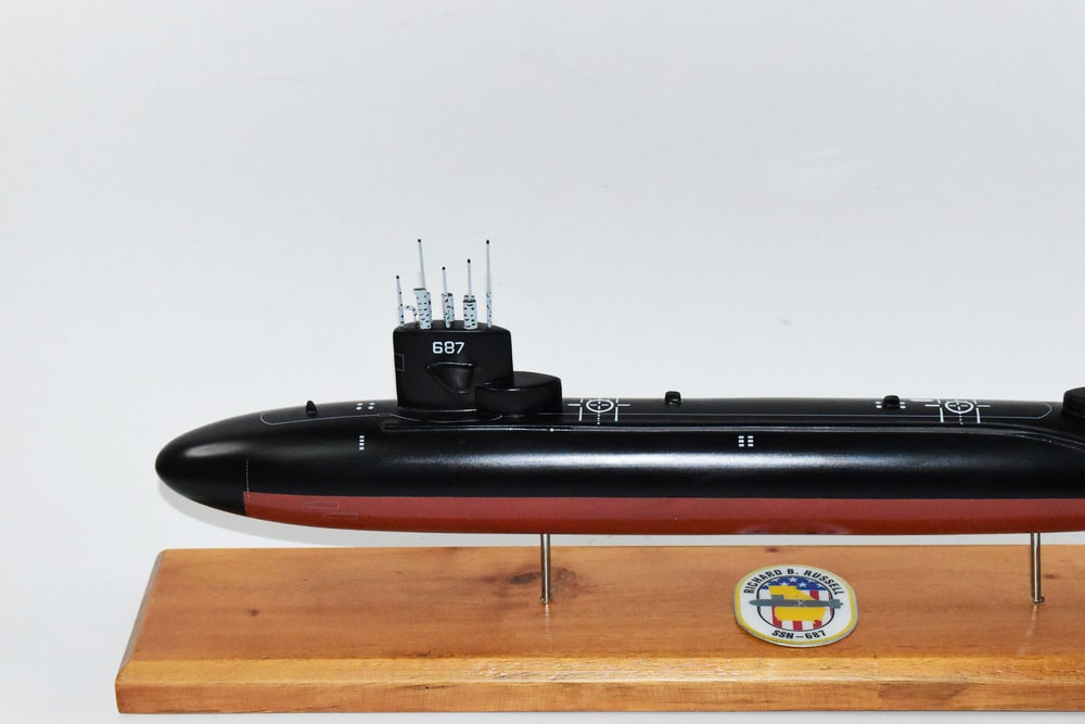 USS Richard B. Russell SSN-687 Submarine Model