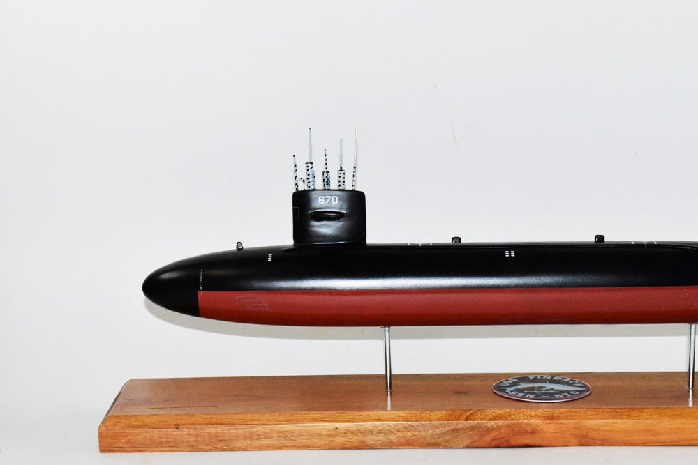 USS Finback SSN-670 Submarine Model
