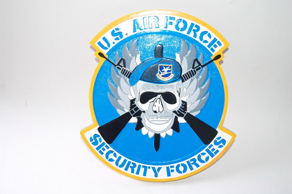USAF Security Forces Plaque