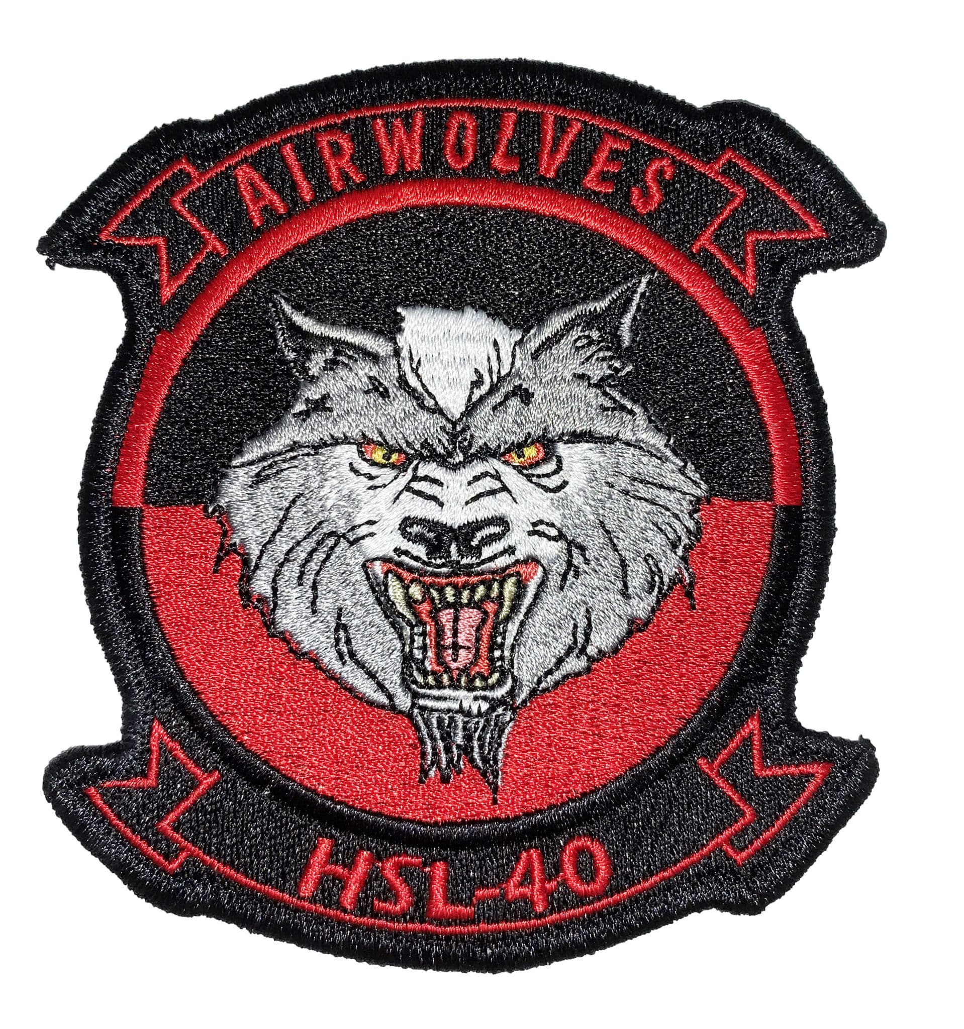 HSL-40 Airwolves Squadron Patch –Sew On