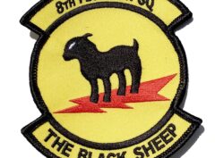 8th Fighter Squadron The Black Sheep Patch – Sew On