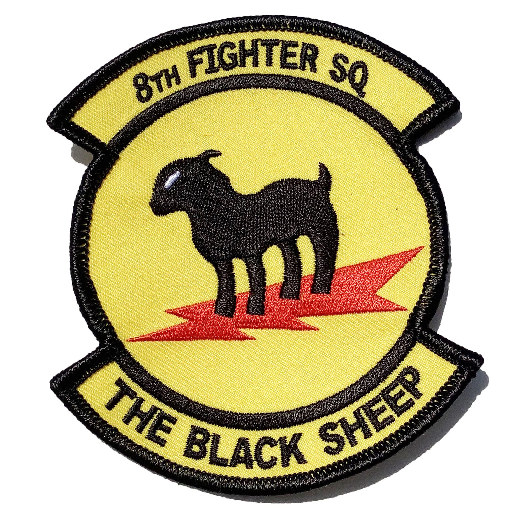8th Fighter Squadron The Black Sheep Patch – Sew On