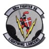 68th Fighter Squadron Lightning Lancers Patch – Sew On