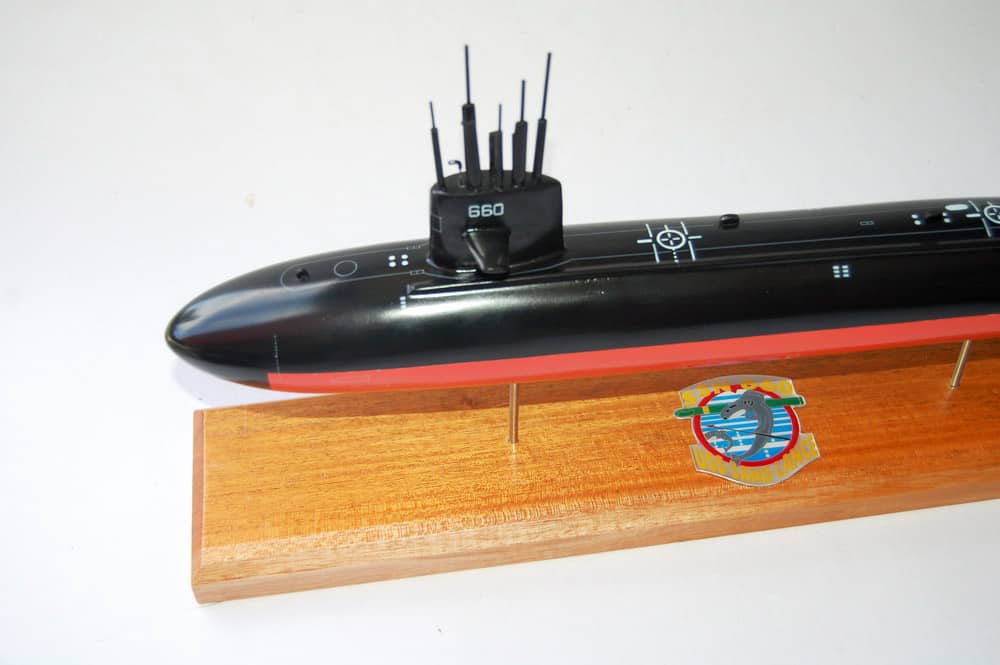 USS Sandlance SSN-660 Submarine Model