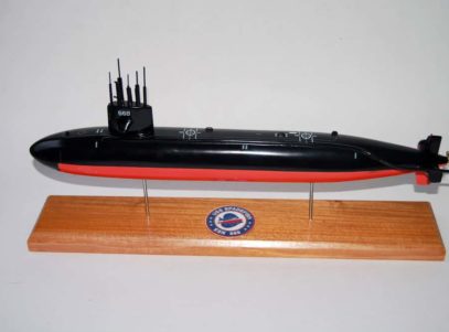 USS Spadefish SSN-668 Submarine Model