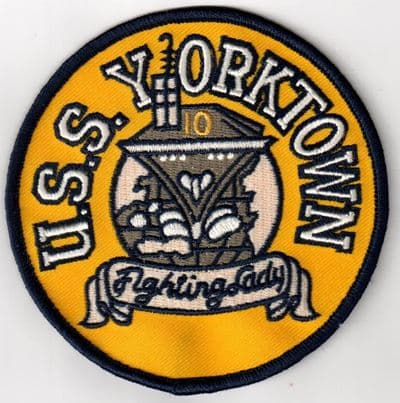 USS Yorktown (CV-10) Patch - Sew On