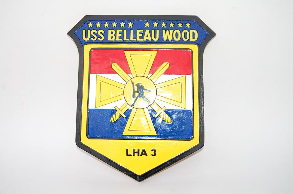 USS Belleau Wood LHA-3 Plaque