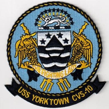 USS Yorktown (CVS-10) Patch – Sew On