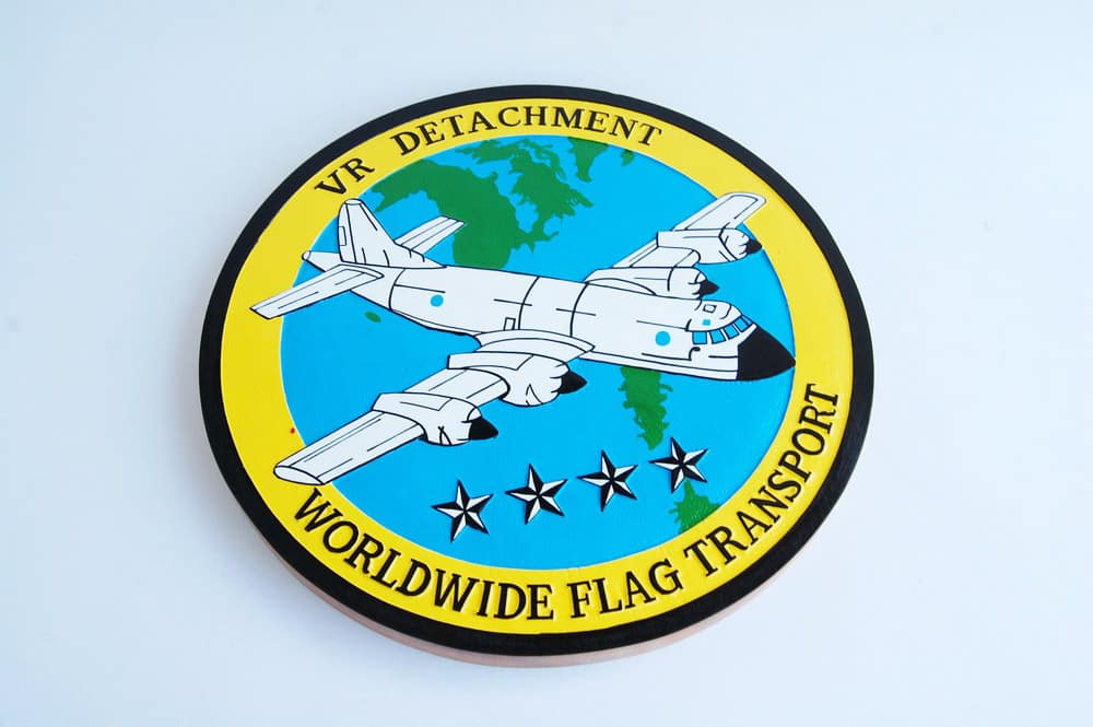 VR Detachment Worldwide Flag Transport Plaque