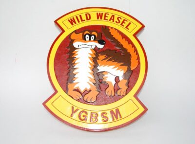 Wild Weasels YGBSM Plaque