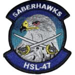HSL-47 Saberhawks Squadron Patch –Sew On
