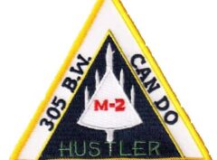305th B.W. CAN DO M-2 HUSTLER Patch – Sew On