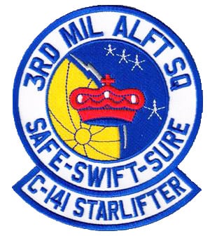 3rd MAS C-141 STARLIFTER Patch – Sew On