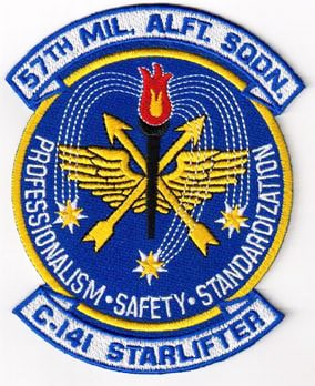 57th MAS C-141 STARLIFTER Patch – Sew On